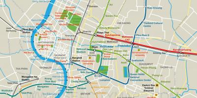 Harta de centru orasului bangkok