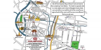 Hua lamphong railway station hartă