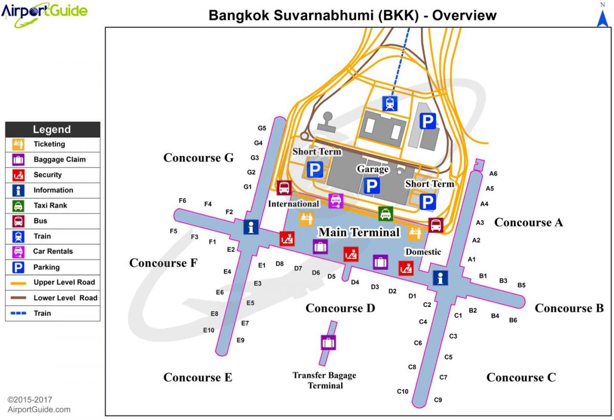 bkk aeroport hartă