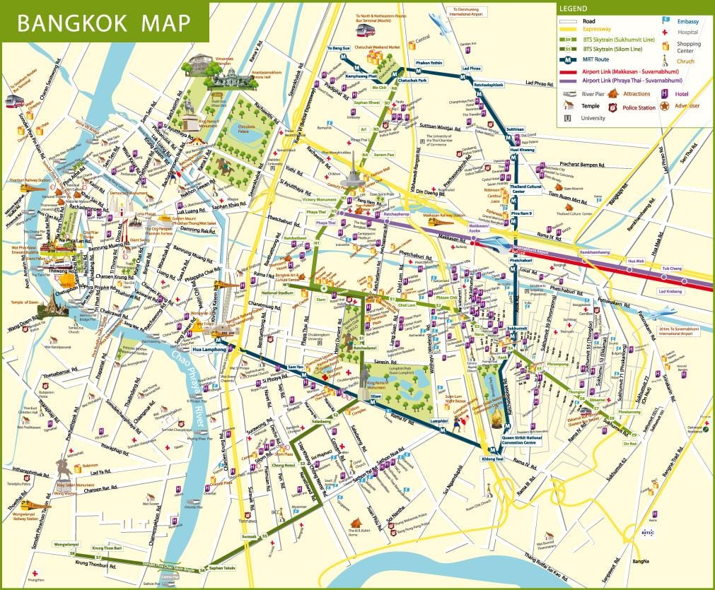 bkk hartă