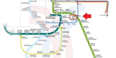 Asok bts station hartă