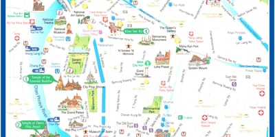 Bangkok ghid de călătorie hartă