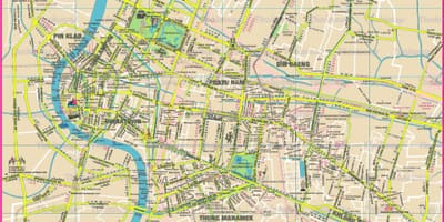 Harta orasului bangkok
