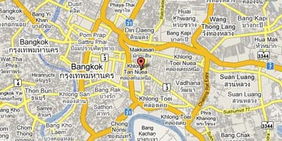 Harta zona sukhumvit bangkok